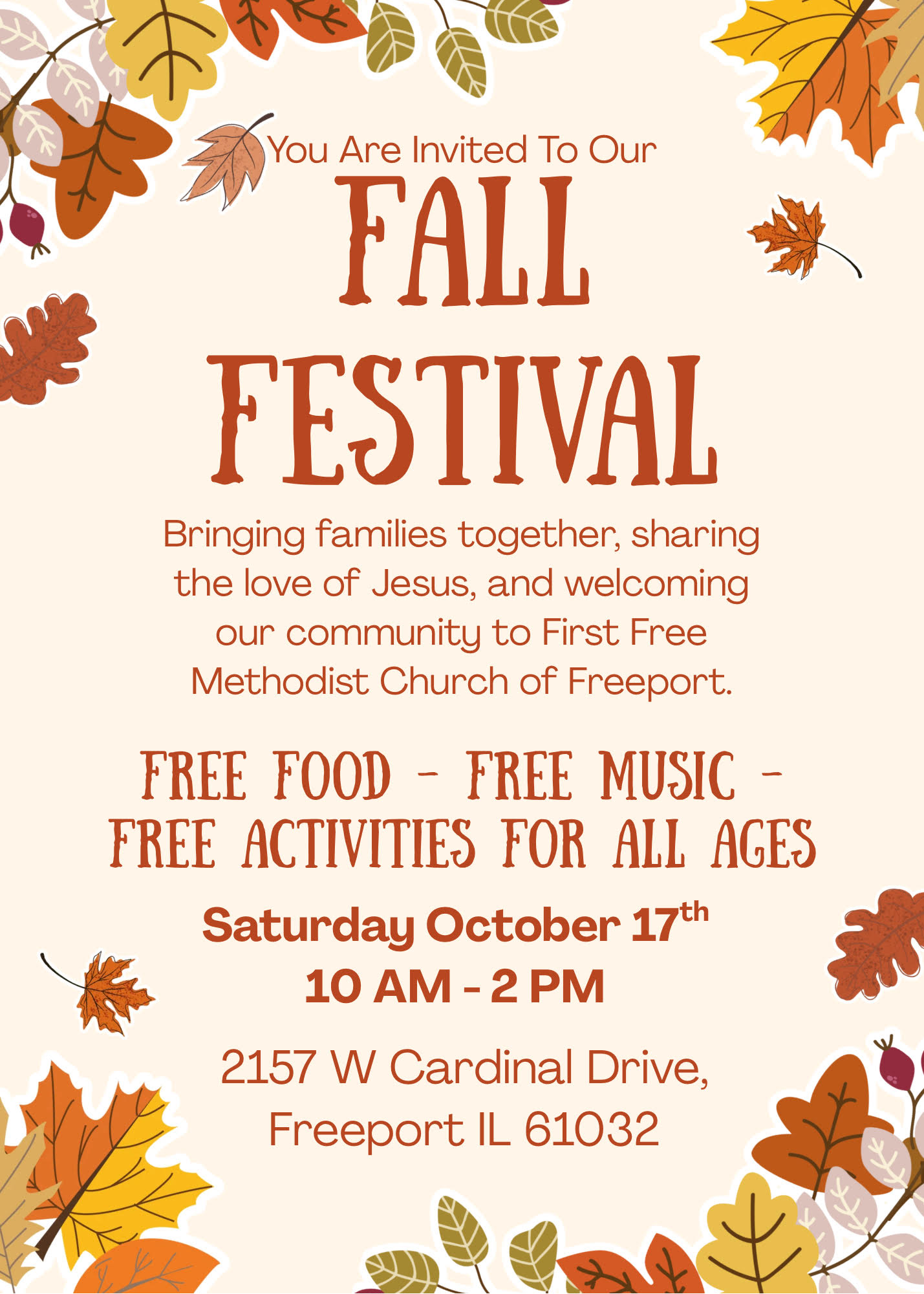 Fall festival flyer